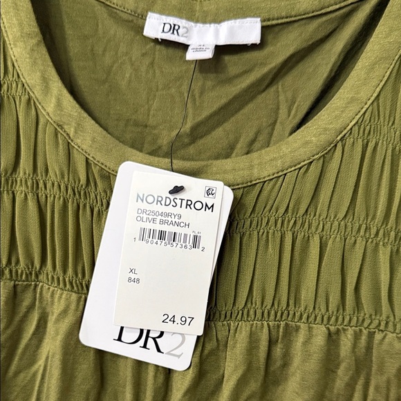 DR2 Olive Green Blouse - Picture 2 of 2